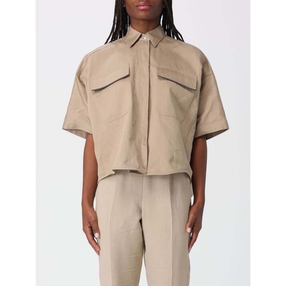 Brunello Cucinelli Shirt Woman Beige